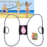 Sugoiti Water Balloon Launcher 300 Yard Cannon / Slingshot For Adult Kids 3 Person, 300 Balloons & Carry Case