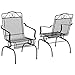 Nantucket Rocking Metal Outdoor Dining Chair (2-Pack)