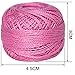 20 Colors Size 5 Crochet Thread Rainbow