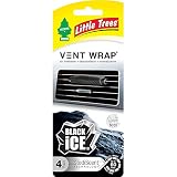 Car Freshner CTK5223124 1 Pack Little Trees Black ICE Rectangle AIR FRESHENER RP 4 CT