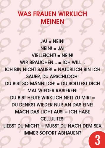 3er Pack Postkarte A6 Lustig Von Modern Times Was Frauen Wirklich Meinen Ecki Design Amazon De Burobedarf Schreibwaren