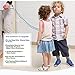 JINSEY Safety Child Anti Lost Wrist Link Harness Strap Rope Leash Walking Hand Belt (Fluorescence)