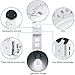 YYGIFT Duplex USB Wall Outlet Plate Echo dot Mount Wall Charger Outlet Cover with Night Light Echo Dot2 Charger Dual USB Charging Ports for Cellphones and Tablets
