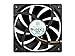 Silverstone Tek 120mm High Airflow and Less Noise with 9-Bladed Design Computer Case Fan Cooling, Clear FN121-P