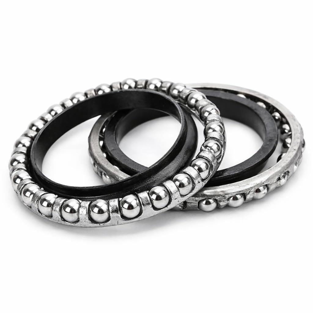 RiToEasysports 2 Pcs Scooter Steering Ball Bearing, Fork Bearing Bowl Vertical Rod Rotating Ball Steering Device for M365/Pro Electric Scooter Electric Bicycle Modification Accessories Ride