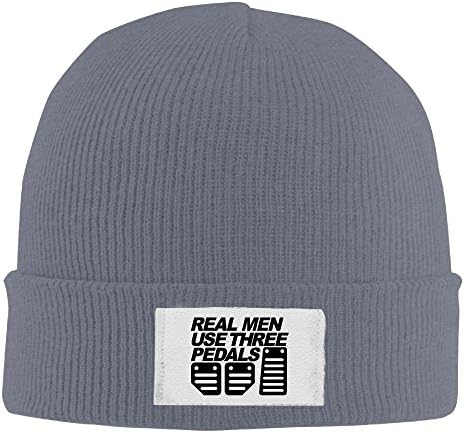 TQOIAS Real Men Use Three Pedals Beanie Hats Winter Stocking Street Dancing Best