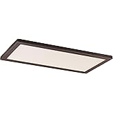 Maxim Lighting 55761WTBZ Sky - 40W 1 5CCT LED Flush Mount-23.5 Inch Length and 11.75 Inch Wide, Finish Color: Bronze