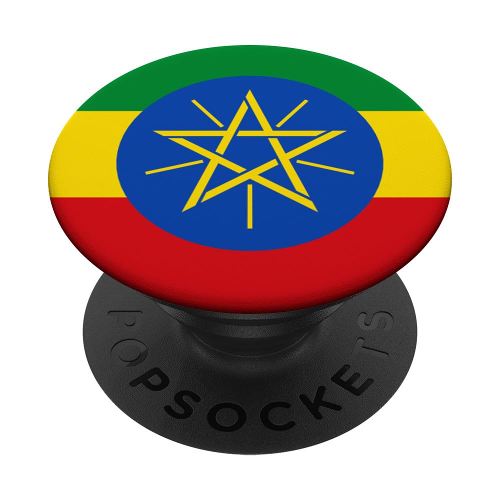 Ethiopia Ethiopian Flag PopSockets Swappable PopGrip
