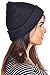 High Style Unisex Merino Wool Cashmere Stretch Cable Knit Slouch Beanie with Lining