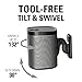 Sanus Wireless Speaker Wall Mount for Sonos ONE - Tool Free Tilt & Swivel Adjustments For Best Audio - Single (black) - WSWM21-B1