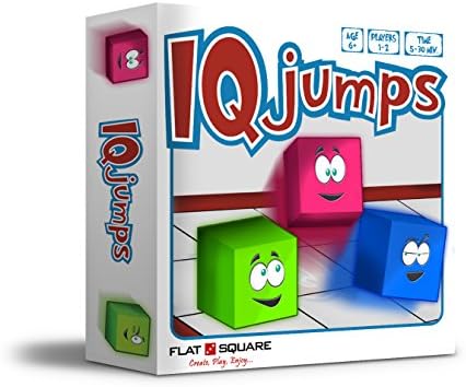 IQ Jumps by Flats square Ultimate Board Game to Improve IQ.Develops Logic and Spatial Awareness