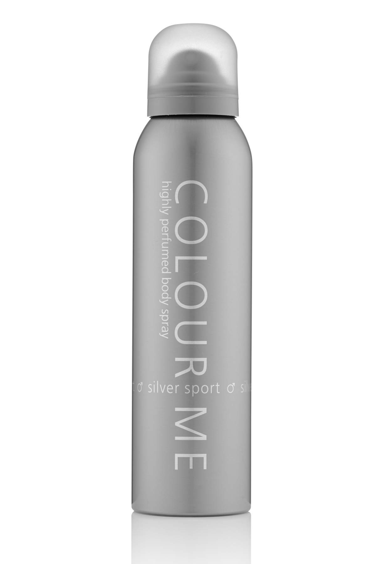 COLOUR ME Silver Sport 150ml Body Spray Perfume for Men. Luxury Fragrance - Mens Aftershave, Long Lasting Fragrance for Men by Milton-Lloyd