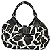 FASH Limited Giraffe Print Hobo Style Handbag, Top Dual Handle, One Size