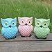 ZCHING Cute Owl Ceramic Piggy Bank Personalized Money Saving Bank for Kids Girls Nursery Gift Decor
