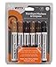 Vanitek Total Furniture Repair System - 13Pc Scratch Restore & Repair Touch-Up Kit - Felt Tip Markers, Wax Stick Crayons & Sharpener