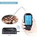 EAAGD Wireless Digital Meat Thermometer - Remote BBQ Kitchen Cooking Thermometer for Oven Grill Smoker with Timer-Included 2 Food Probe