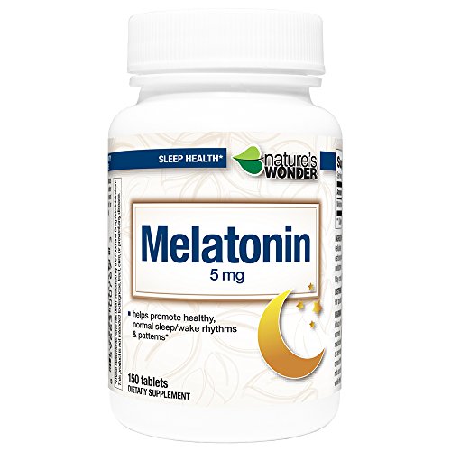 Nature's Wonder Melatonin 5mg for Sleeping, 150 Count - Thumbnail 2
