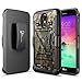LG Stylo 3 Case, LG Stylo 3 Plus/LG Stylus 3 w/[Tempered Glass Screen Protector], NageBee Belt Clip Holster Defender Heavy Duty Shock Proof Kickstand Dual Layer Combo Rugged Armor Durable Case -Camo
