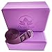 Yoga Blocks and Strap Set – Purple Yoga Blocks 2 Pack with Purple 8 Foot Yoga Strap – Yoga Accessoriesthumb 1