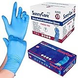 1000Pcs SunnyCare 8200 Blue Nitrile Medical Exam