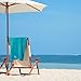 Aurorae Sport and Swim Towel Aqua for Beach, Pool, Travel, Microfiber, Super Absorbent, Extra Large, Lightweight (Kauai Coast)