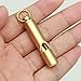 E-18th Outdoor SOS Urgent Kits Loud Solid Metal Brass Keychain Emergency Camping Hiking no Balloon Survival Whistle Pets Training Whistle