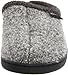 Haflinger Unisex AT Boiled Wool Hard Sole Slipper, Grey Speckle, 38 EU (Women's 7 M US/Men's 5 D US)
