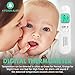 ONEBOM Forehead Thermometer for Fever with Ear Function - Instant Accurate Reading with Fever Alarm, 40 Sets of Memory, Forehead Thermometer for Kids and Adult, Pouch and Batteries Included