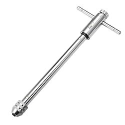 uxcell Adjustable Ratchet Tap Wrench T-Handle, for