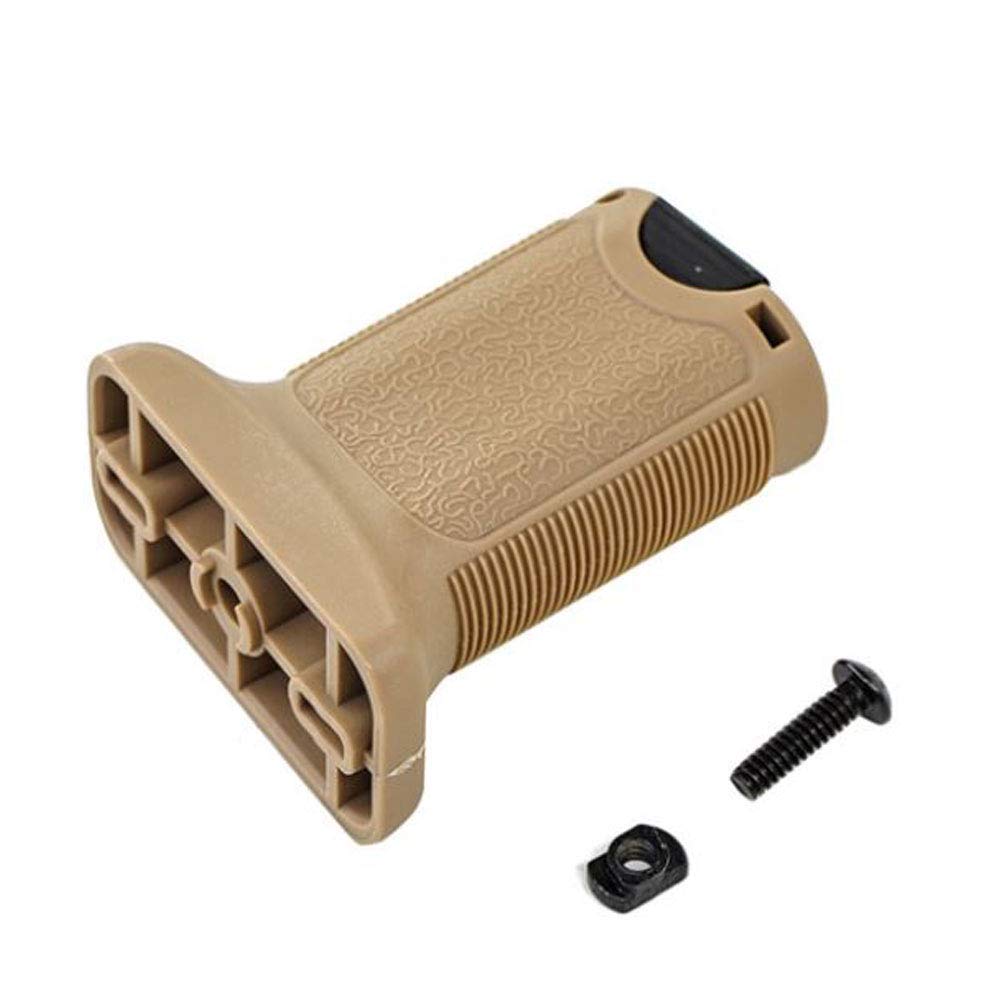 Airsoft Tactical Polymer Forward Foregrip Compatible with M-LOK Handguard Vertical Front Grip Handle 20mm MLOK Black or Dark Earth (Dark Earth)