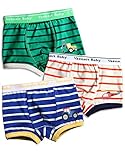 Vaenait Baby 2T-7T Boys Boxer Briefs 3-Pack Underwear Set Boxer Vehicle M