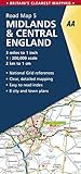 Midlands & Central England Road Map: Midlands & Central England 5. (AA Road Map Britain) by 
