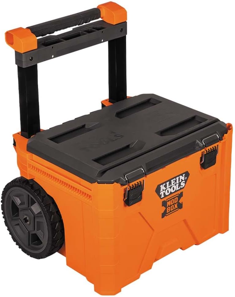 Klein Tools 54802MB MODbox Rolling Toolbox Modular Storage 10-Inch Wheels Handle
