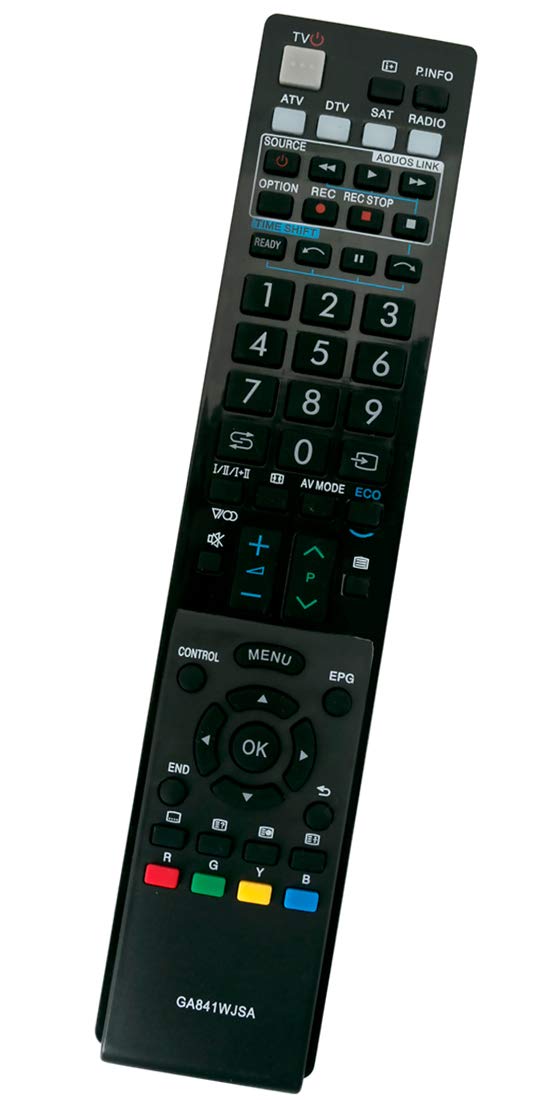 ALLIMITY GA841WJSA Remote Control Replacement Fit for TV LC-32LU705E LC-32LX705E LC-40LE812E LC-40LE822E LC-40LU822E LC-40LX812E LC-46LE810E LC-46LE812ERU LC-46LX810E