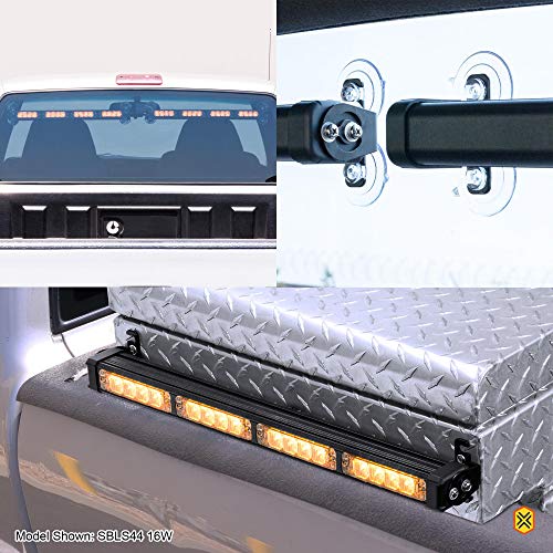 LAMPHUS SolarBlast SBLS104 47" 40W LED Tow Truck Snow Plow Traffic Advisor Light Bar - Amber