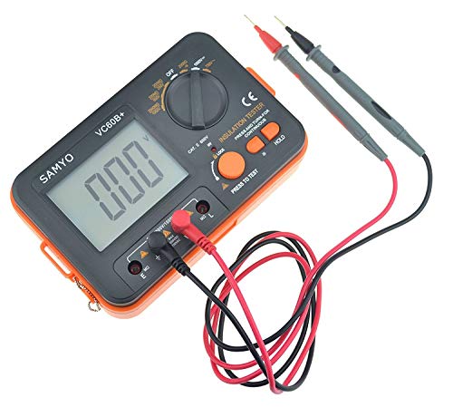 Samyo VC60B+ Digital Insulation Resistance Tester Megohmmeter MegOhm DCV ACV Meter
