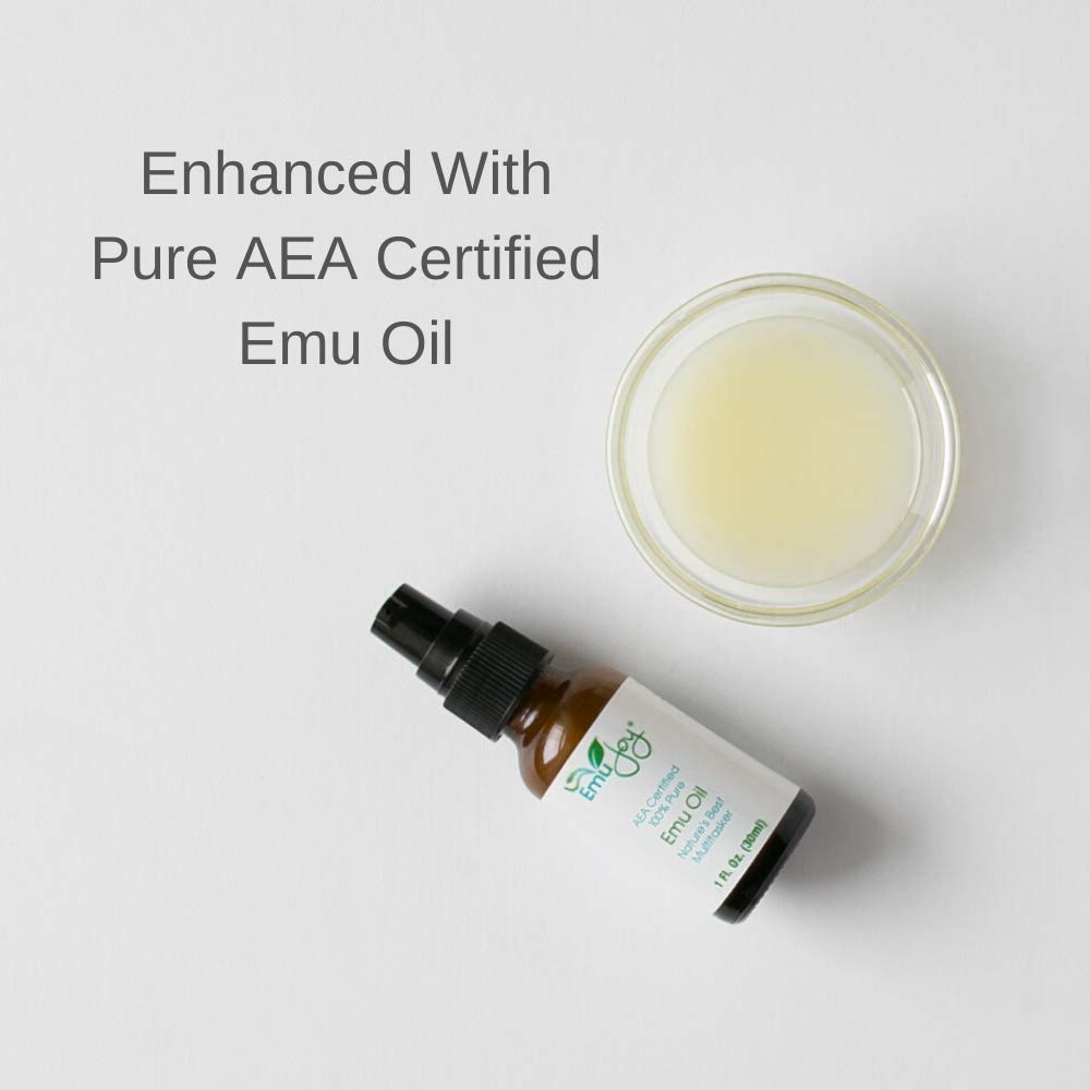 Emu Oil Soap for Sensitive Skin - Stocking Stuffer for Women Gentle Cleanser for Dry Irritated Skin Due to Eczema Psoriasis Dermatitis Lichen Sclerosus TSW Syndrome