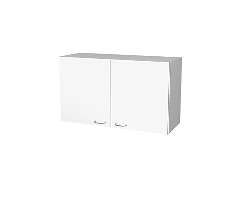Flex-Well Küchen-Hängeschrank BOCHUM | Oberschrank vielseitig einsetzbar | 2-türig | Breite 100 cm | Weiß