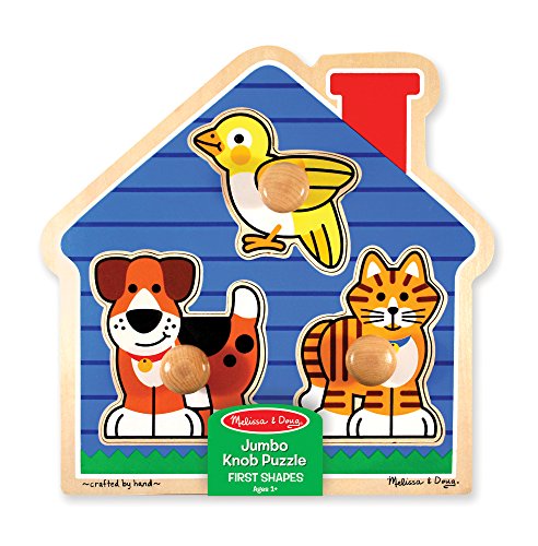 Melissa & Doug House Pets Jumbo Knob Puzzle - 3 Piece