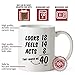 40th Birthday Gifts For Women Forty Years Old Men Gift Mugs Happy Funny 40 Mens Womens Womans Wifes Female Man Best Friend 1983 Male Mug Unique Ideas 83 Woman Wife Gag Dad Cute Girls Guys Good Husband