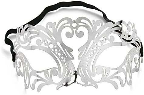 POPlife Fashion Gift Vintage Venetian Laser Cut Masquerade Metal Party Mask