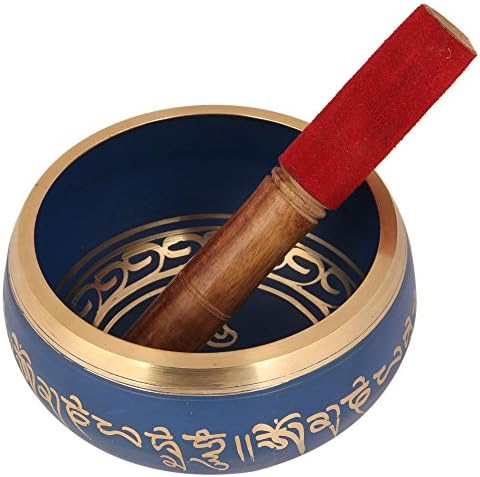 Shivika Enterprises Brass Singing Bowl With a Stick