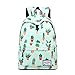 Yanaier Backpacks Female knapsack Daypack Lightweight Canvas Not splash water College Bags School Bookbags for women Casual fashion Cactus Backpack