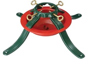 Rocky Mountain Goods Metal Christmas Tree Stand for Live Trees up to 7 Feet Tall - Stable Metal Base Holds 1.8 Quarts of Water for Fresh Real Tree - Easy Assembly No Tools Needed