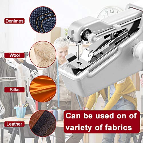 SLEPPGO Handheld Sewing Machine,Mini Handy Portable Cordless Sewing
