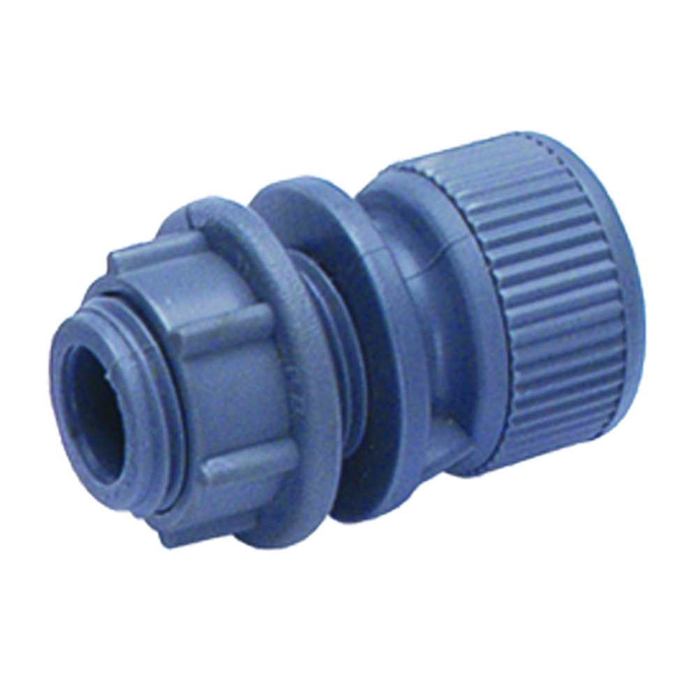 BS7291 Part 1 and 2 Push Fit Tank Connector, Grey, 22 mm