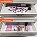 Luckllsa 4 Pack Bamboo Drawer Dividers, Adjustable & Expandable Kitchen Drawer Organizer, Ideal for Kitchen,Dresser,Bathroom,Bedroom,Baby Drawer,Desk（Natural, 12.4-17.3IN）