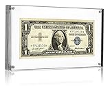 Currency Display - Self Standing Acrylic Frame - 7.5