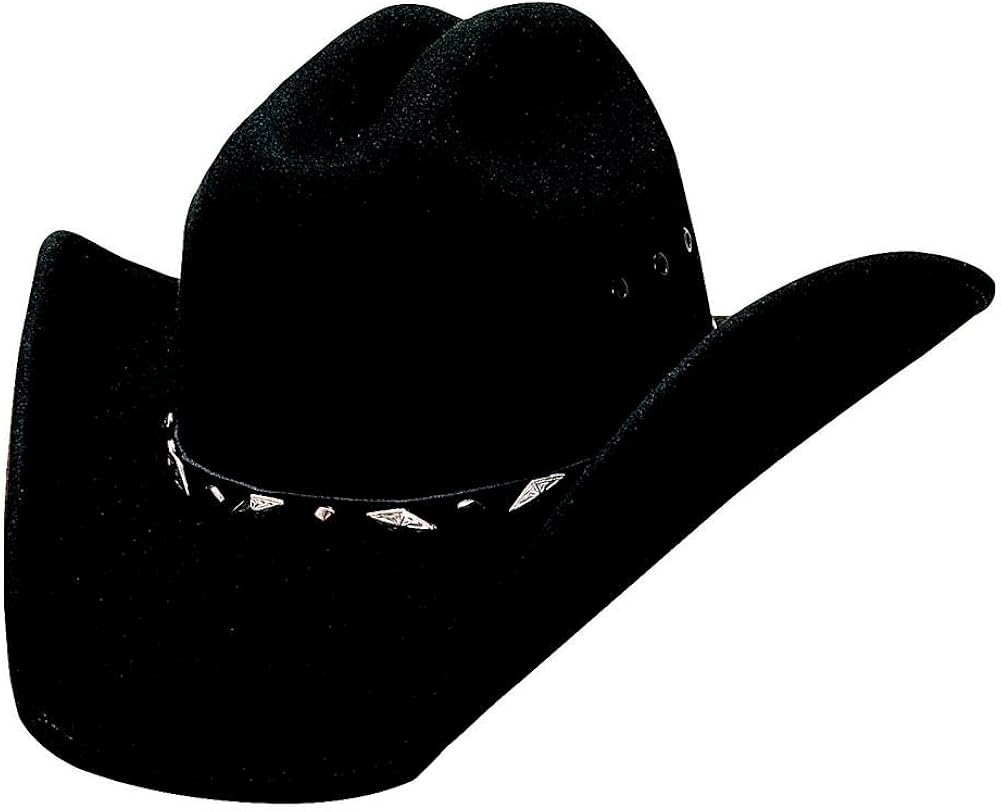 justin black felt cowboy hat