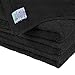 Weidemans 100% Cotton Washcloths Set 13” x 13” | Black Towels | Set of 12 Ultra Soft and Highly Absorbent Washcloths Sets for Bathroom, Gym, Spa | Machine Washable Face Towel